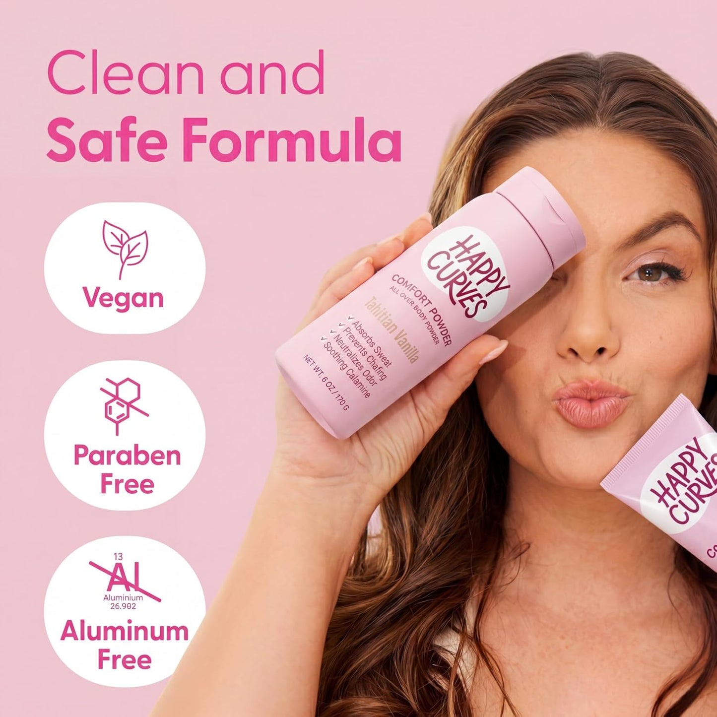 Comfort Powder - Comfort equals confidence and this talc-free body powder will absorb sweat and prevent chafing all day long